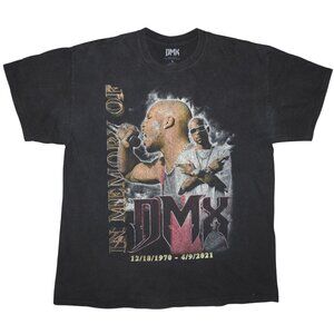 In Memory of DMX 1970-2021 Merch Traffic T-Shirt Large Rap Tee